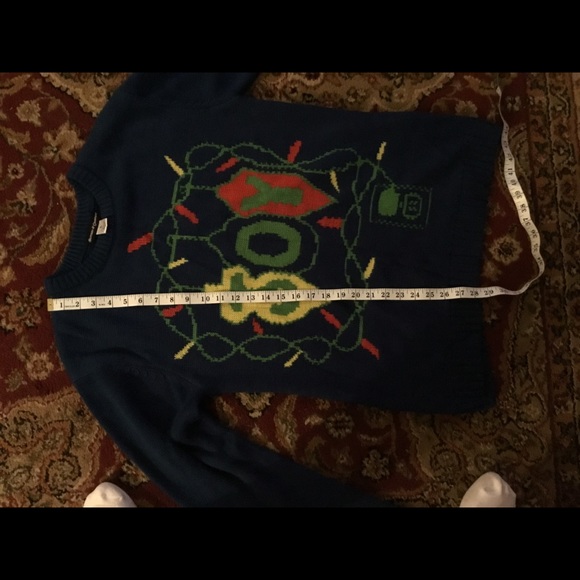 Blue Christmas Sweater. GUC. - Picture 4 of 4